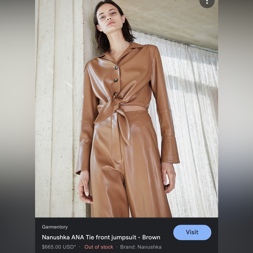 Nanushka Ana vegan jumpsuit